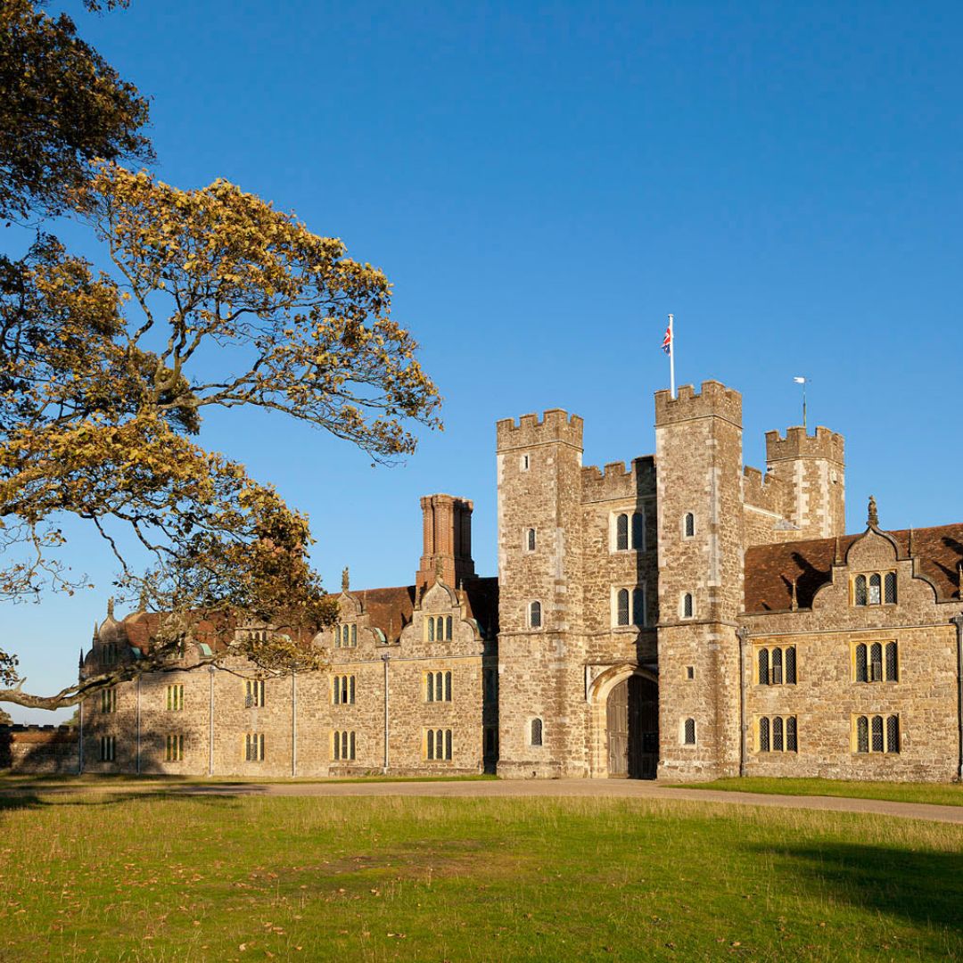 Knole House in the parkland