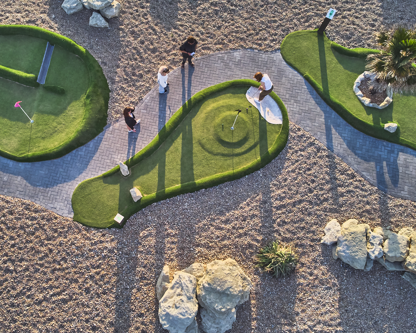 Miniature golf at Folkestone Harbour Arm