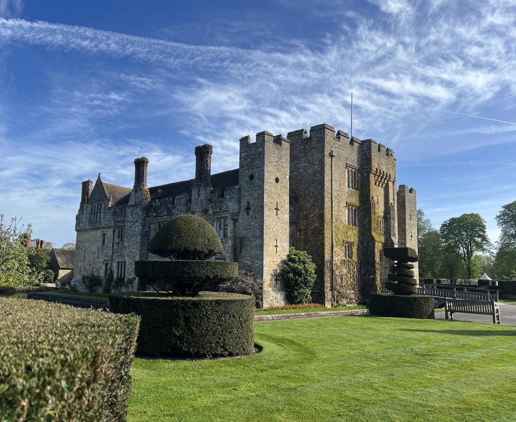 Hever Castle in summer