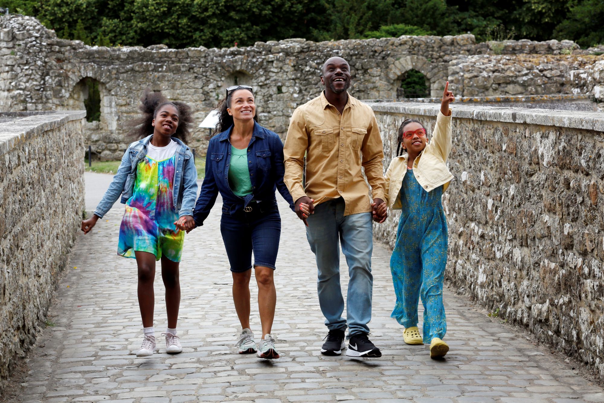 Family at Leeds Castle
