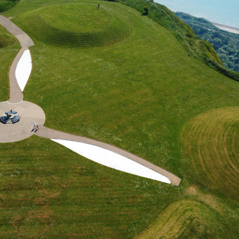 The Battle of Memorial aerial view