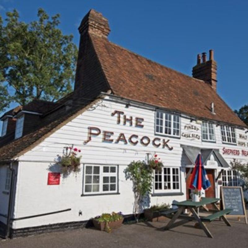 The Peacock in Goudhurst exterior in summer