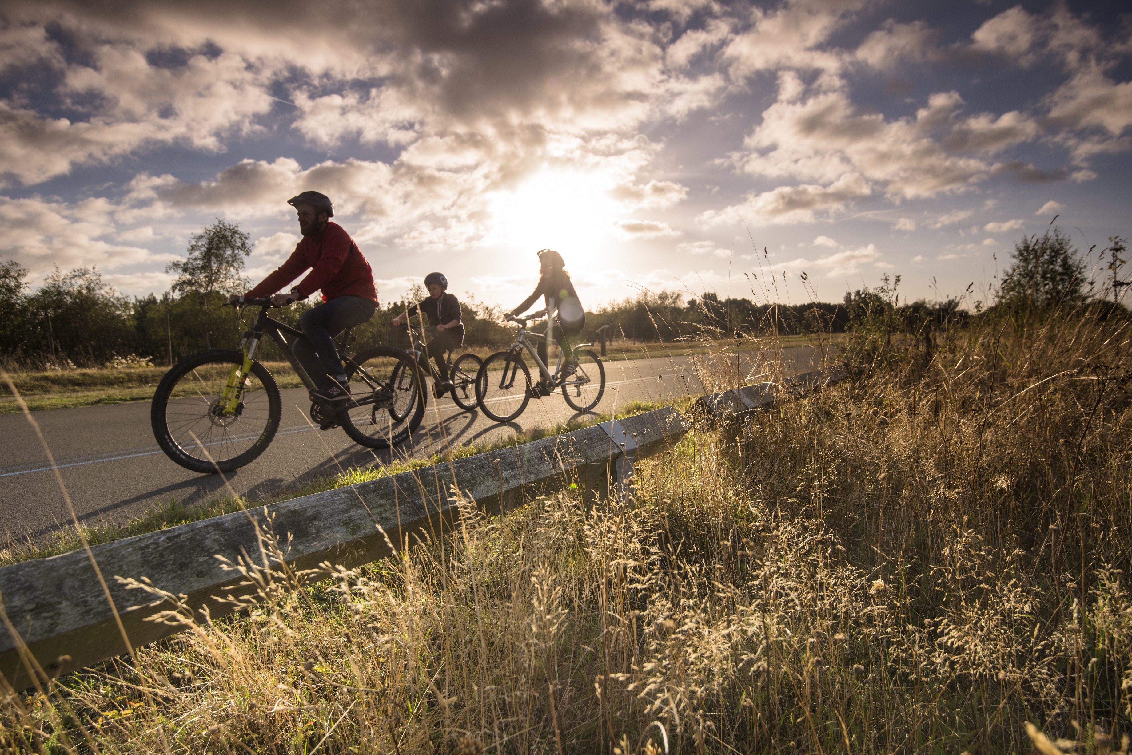 Cycling at Betteshanger Park