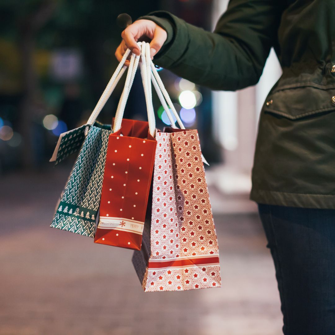 Christmas Shopping Stock Image (1)